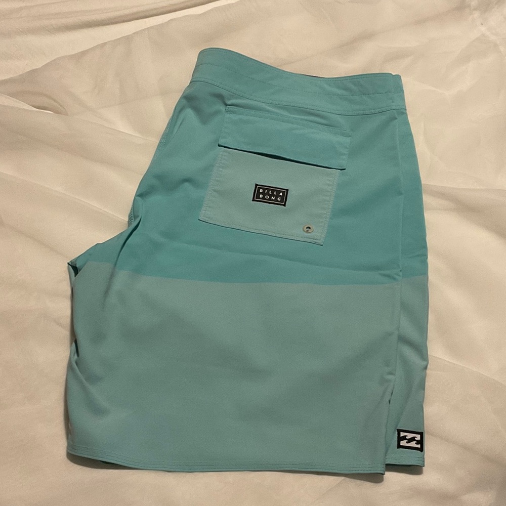 Billabong Teal Swim Board Shorts